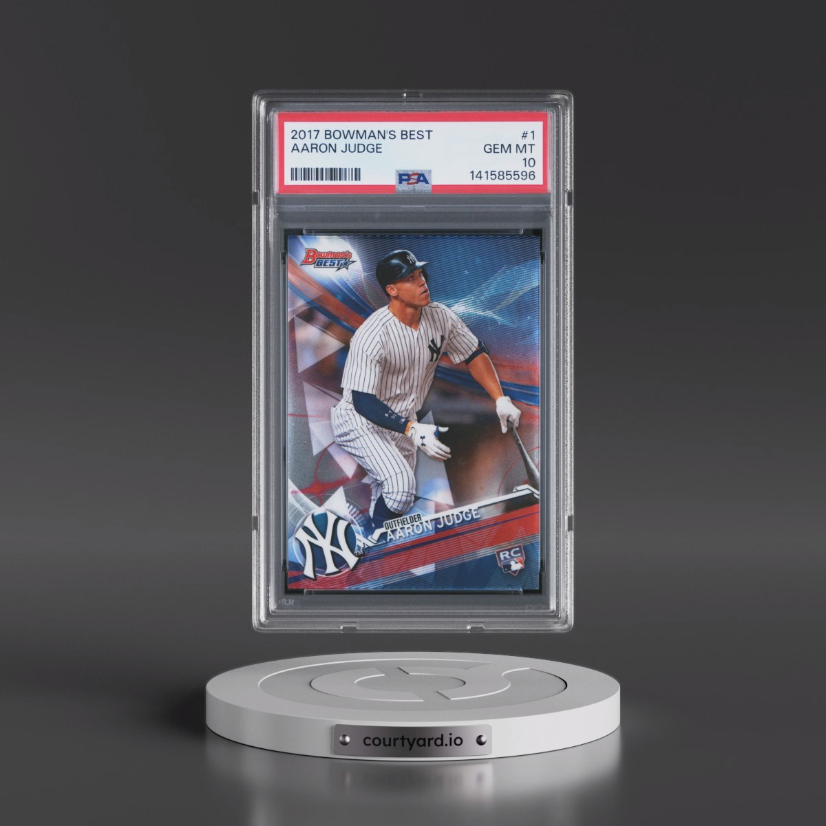 2017 Bowman's Best #1 Aaron Judge (PSA 10 GEM MINT)