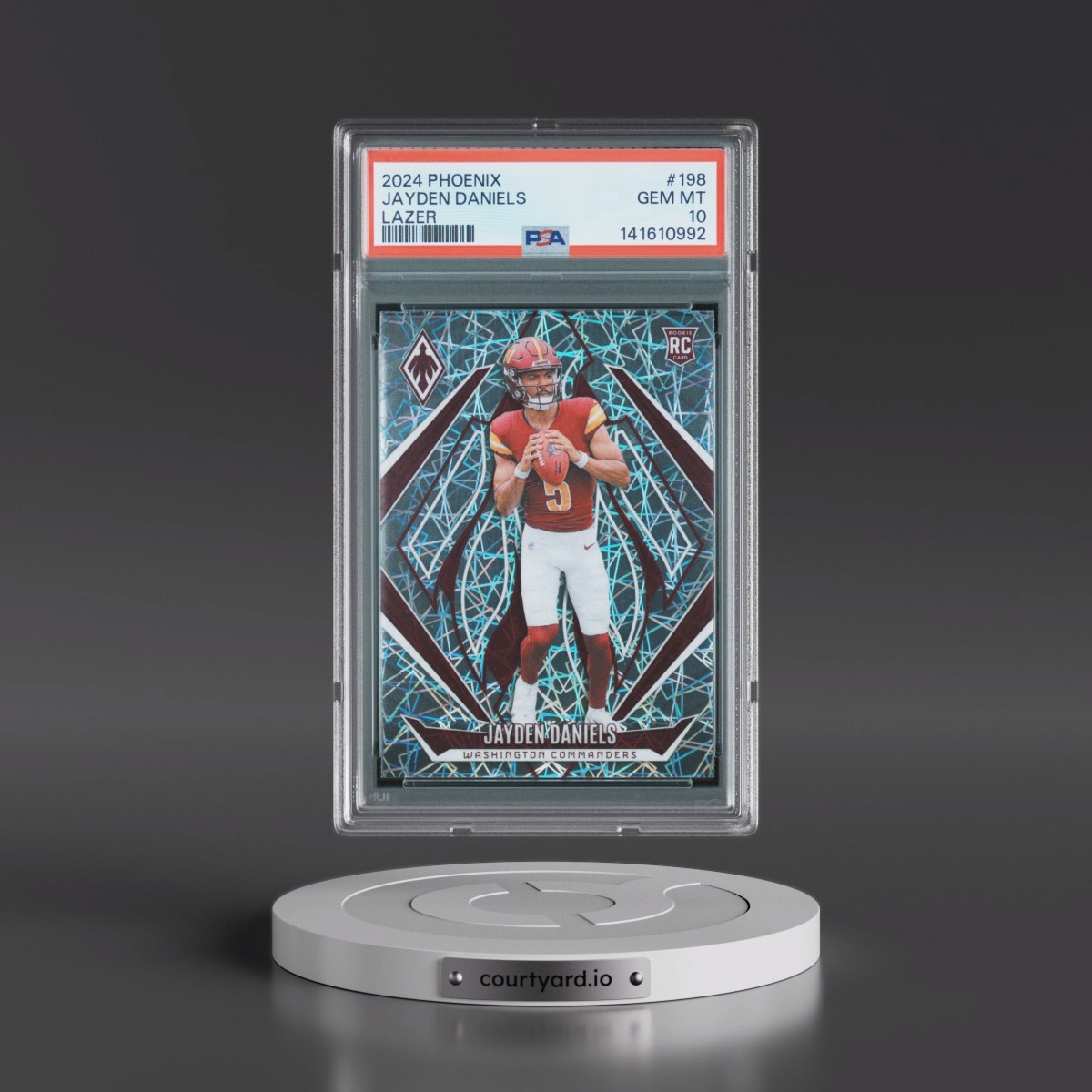 2024 Panini Phoenix #198 Jayden Daniels - Lazer (PSA 10 GEM MINT)