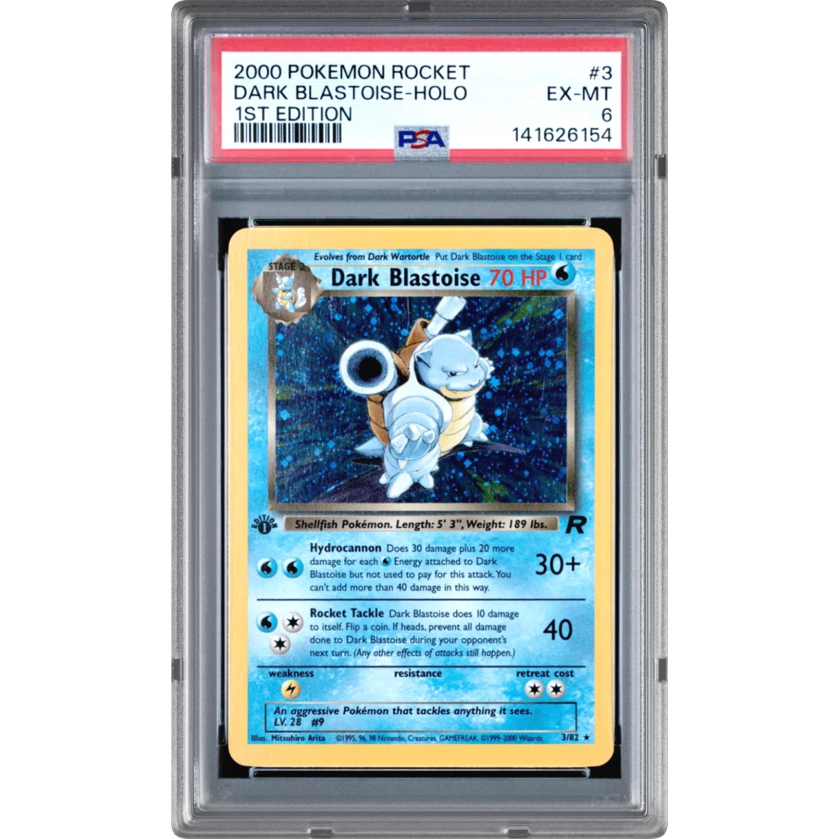 Dark Blastoise card artwork