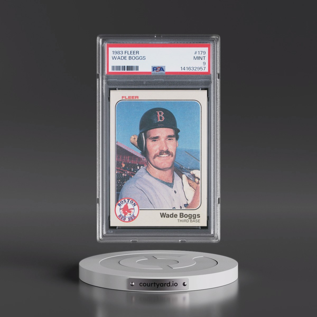 1983 Fleer #179 Wade Boggs (PSA 9 MINT)
