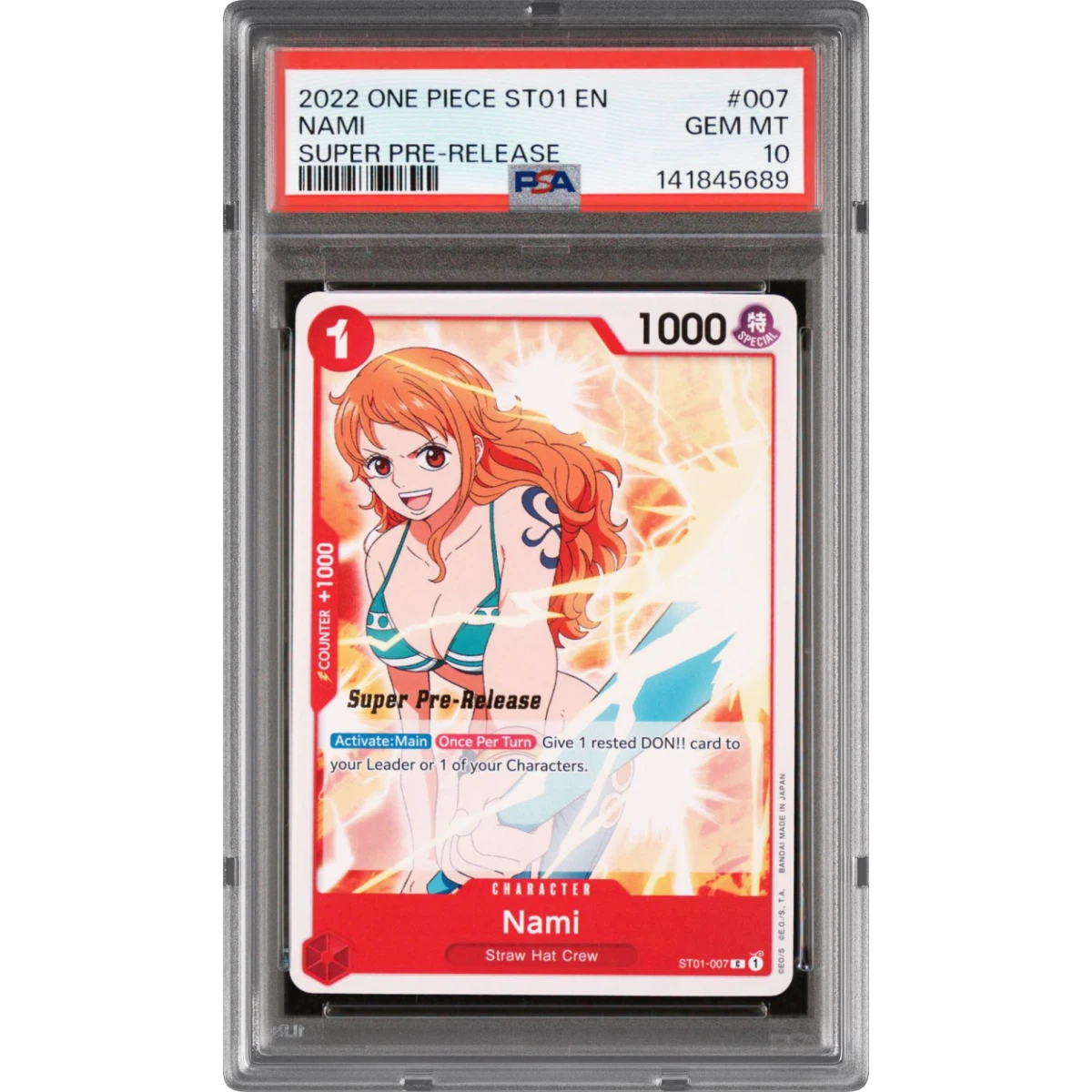Nami card artwork