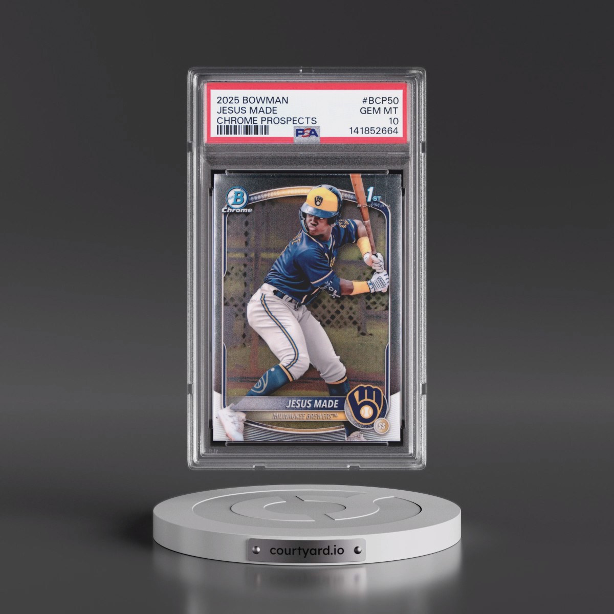 2025 Bowman Chrome Prospects #BCP50 Jesus Made (PSA 10 GEM MINT)