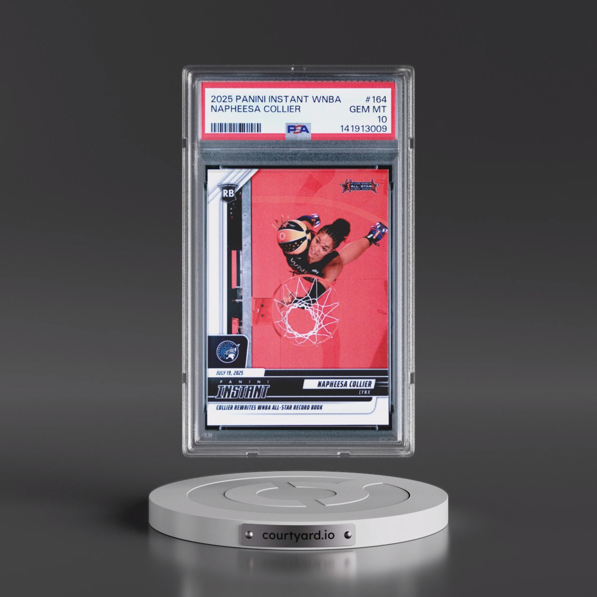 2025 Panini Instant WNBA #164 Napheesa Collier (PSA 10 GEM MINT)
