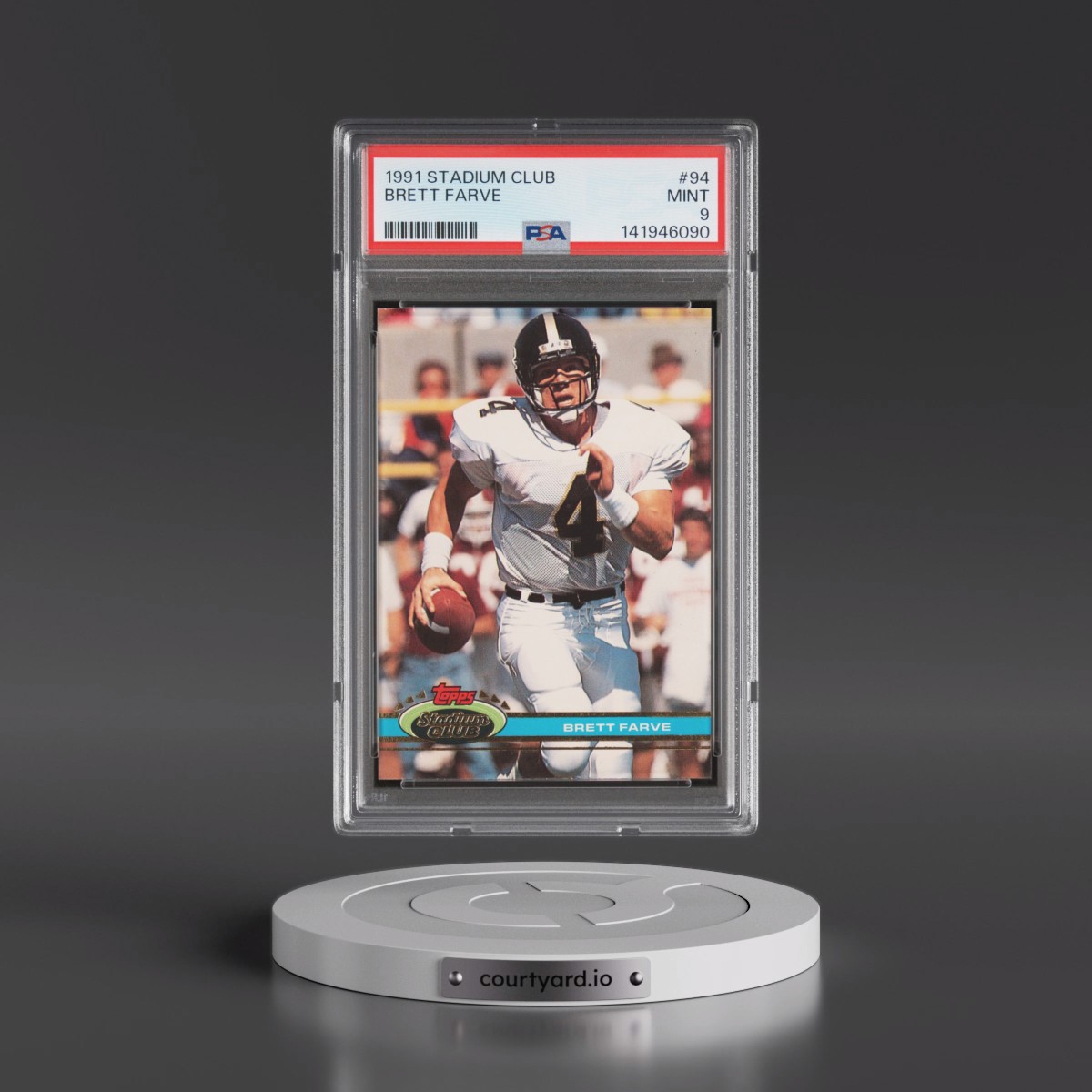 1991 Stadium Club #94 Brett Farve (PSA 9 MINT)