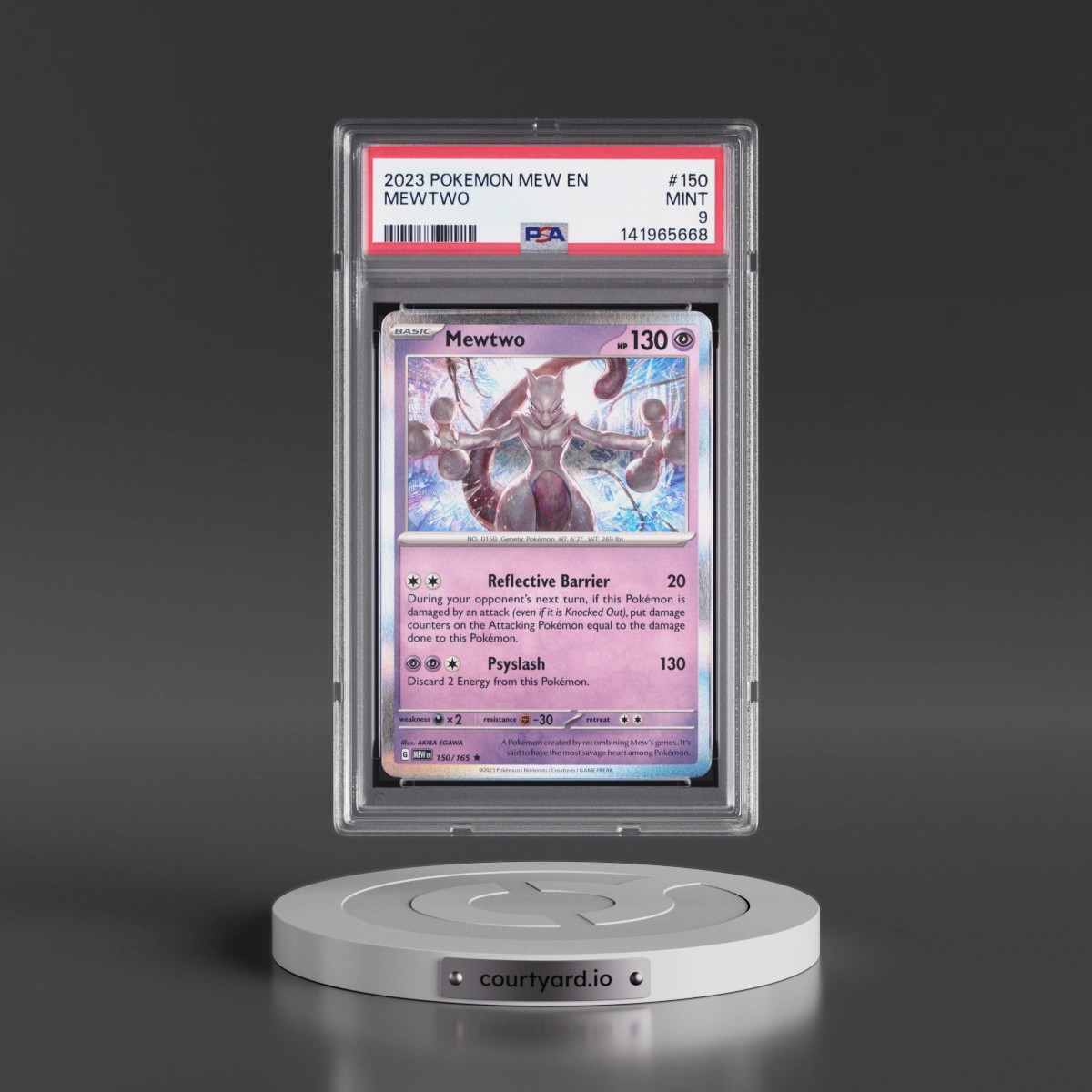 2023 Pokémon Mew EN-151 #150 Mewtwo (PSA 9 MINT)