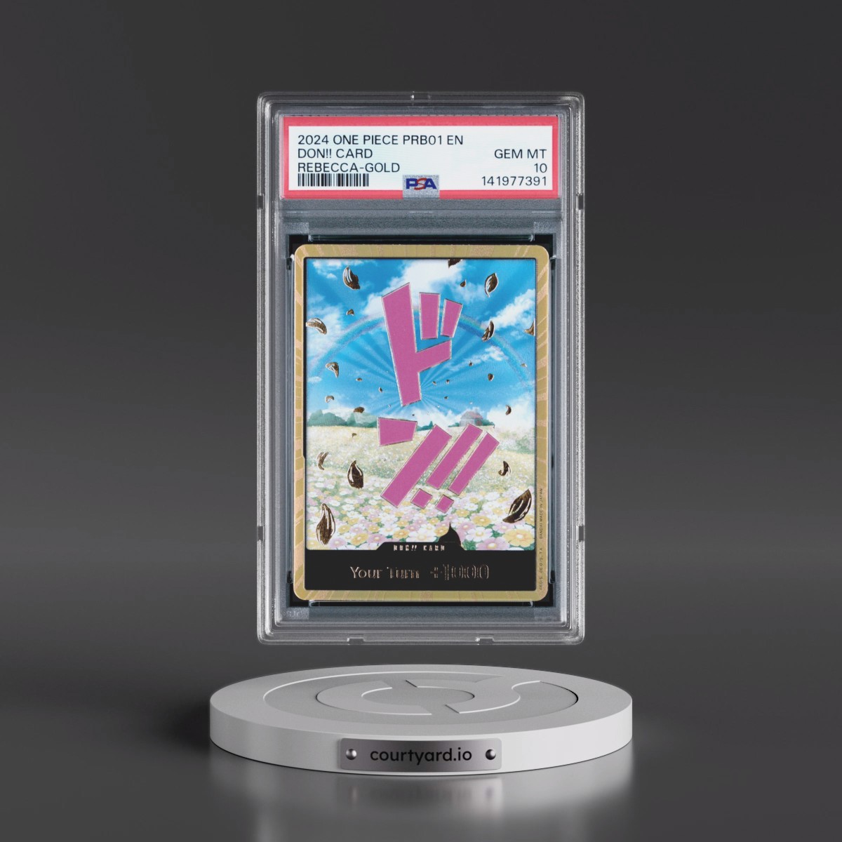 2024 One Piece PRB01-Premium Booster -One Piece Card the Best Don!! Card - Rebecca-Gold PSA 10