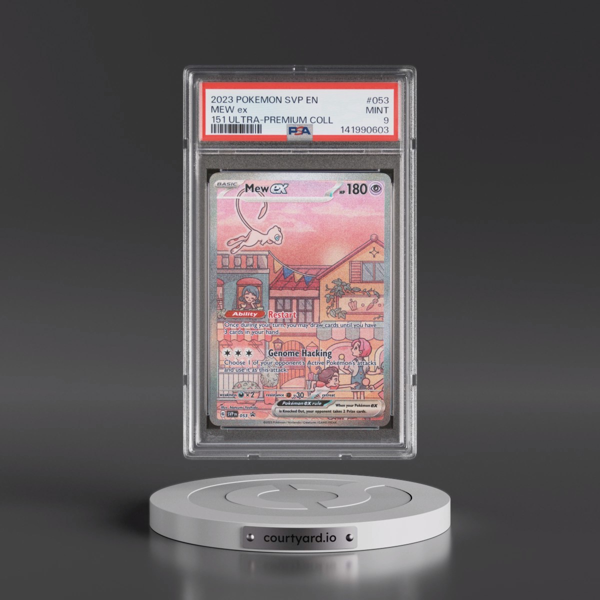 2023 Pokémon Svp EN-SV Black Star Promo #053 Mew EX - Holo 151 Ultra-Premium Collection (PSA 9 MINT)
