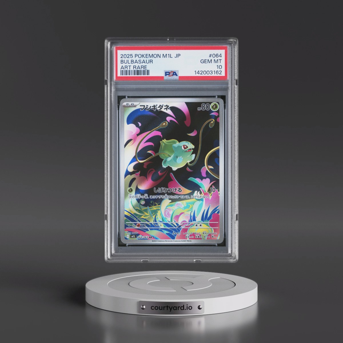 2025 Pokémon M1l-Mega Brave #064 Bulbasaur - Art Rare (PSA 10 GEM MINT)