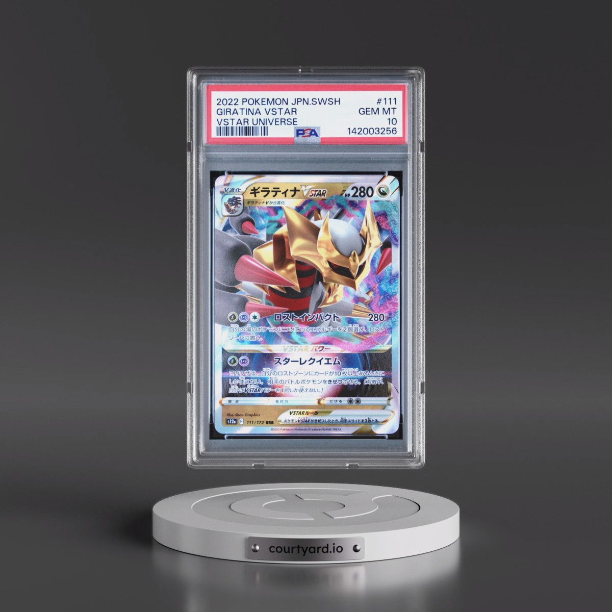 2022 Pokémon Sword & Shield Vstar Universe #111 Giratina Vstar (PSA 10 GEM MINT)