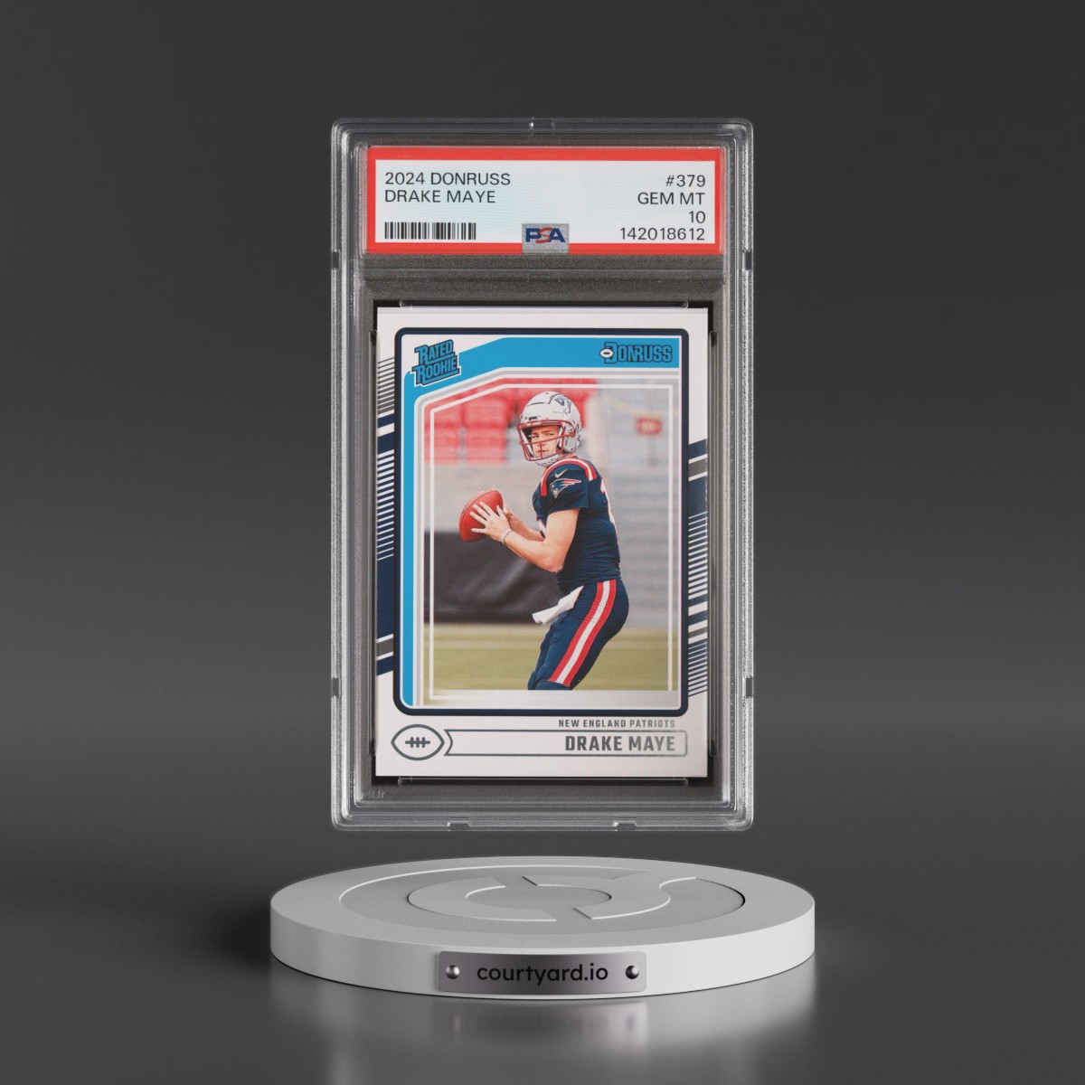 2024 Panini Donruss #379 Drake Maye (PSA 10 GEM MINT)