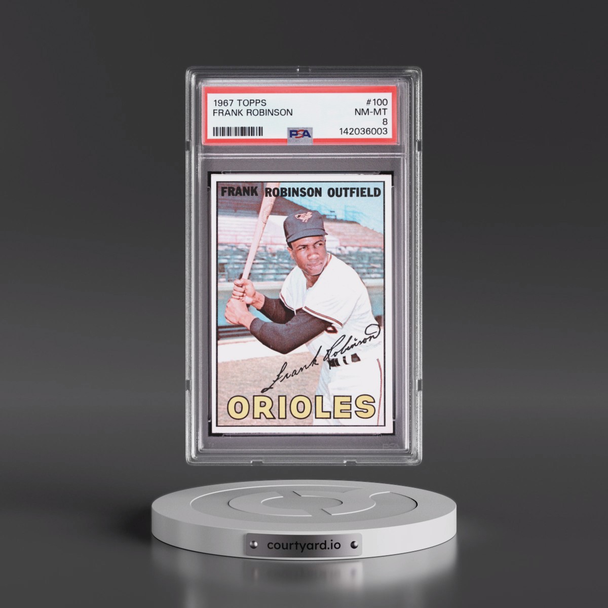 1967 Topps #100 Frank Robinson (PSA 8 NM-MT)