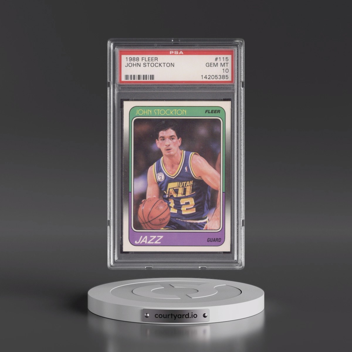 1988 Fleer #115 John Stockton (PSA 10 GEM MINT)