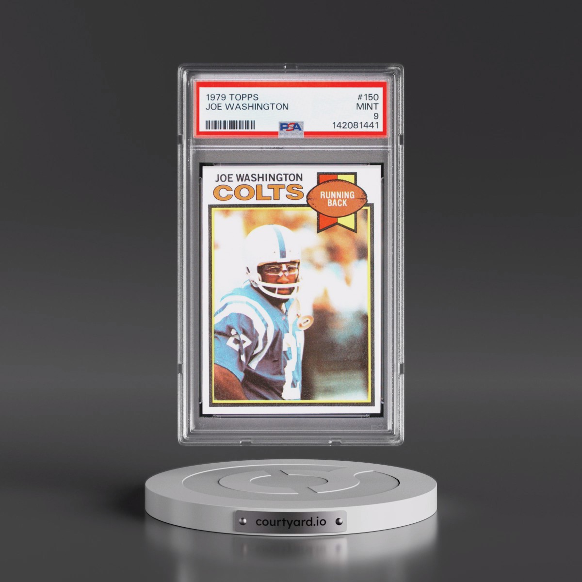1979 Topps #150 Joe Washington (PSA 9 MINT)