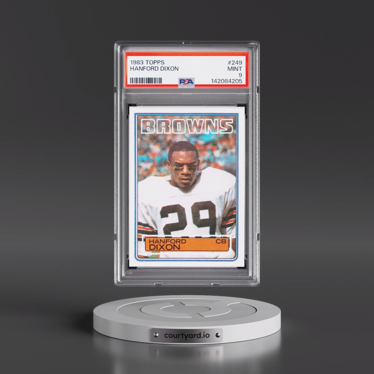 1983 Topps #249 Hanford Dixon (PSA 9 MINT)