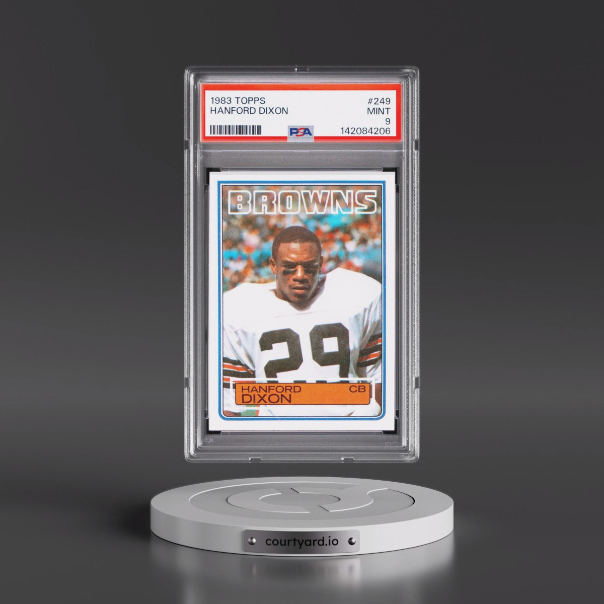 1983 Topps #249 Hanford Dixon (PSA 9 MINT)