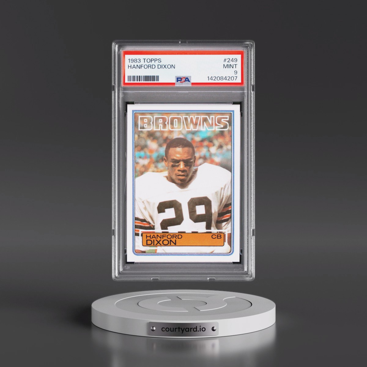 1983 Topps #249 Hanford Dixon (PSA 9 MINT)
