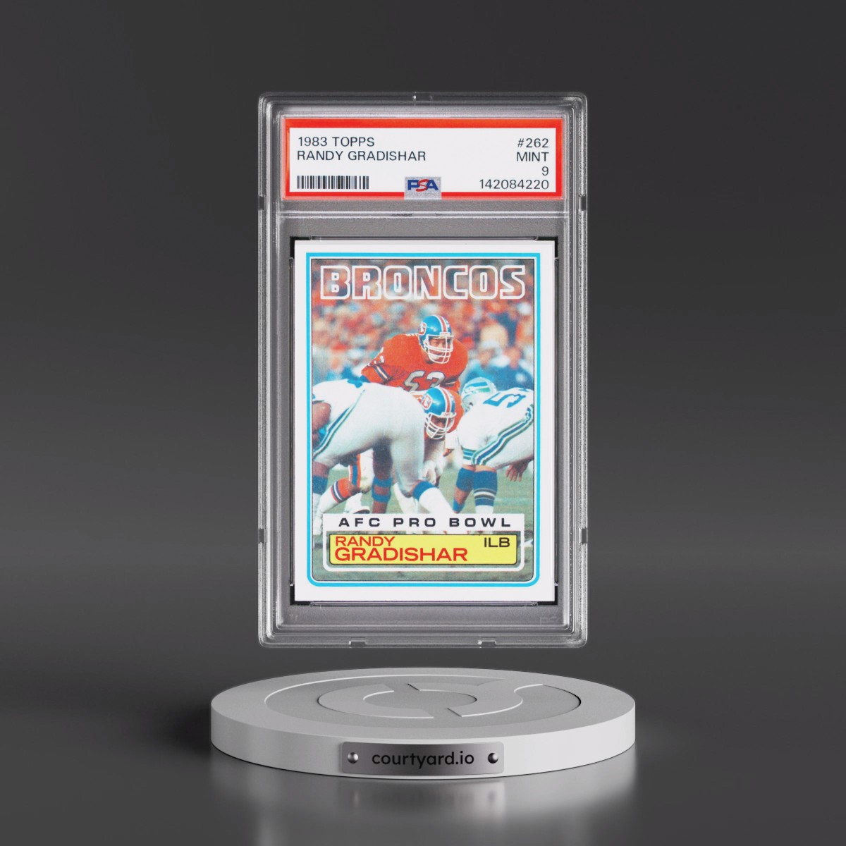 1983 Topps #262 Randy Gradishar (PSA 9 MINT)