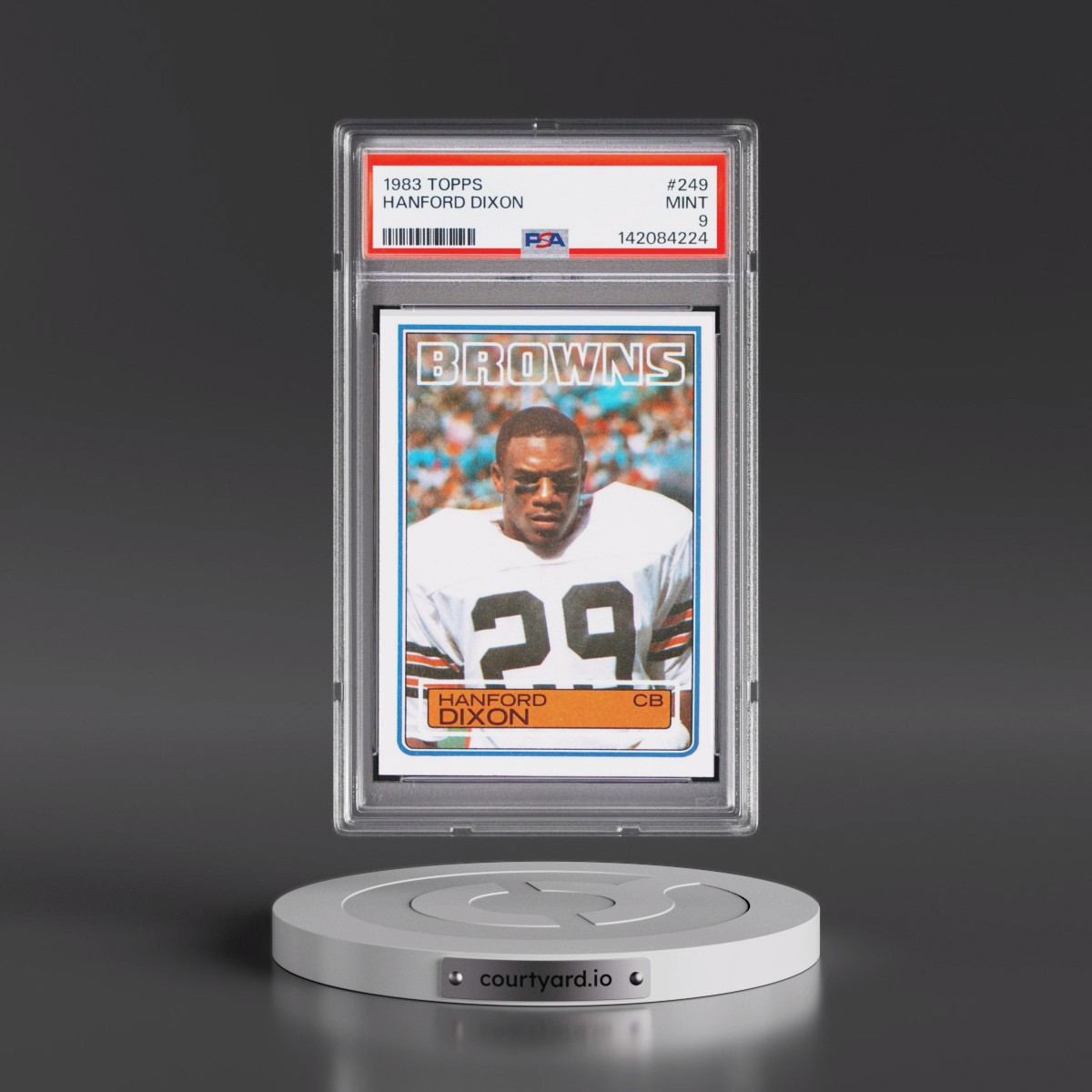 1983 Topps #249 Hanford Dixon (PSA 9 MINT)