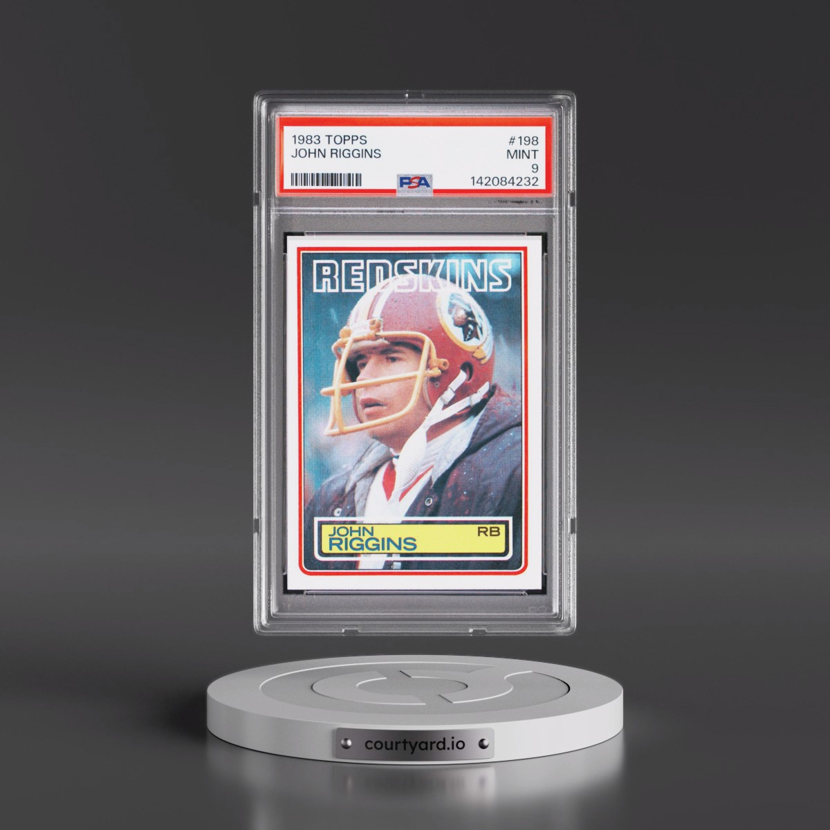 1983 Topps #198 John Riggins (PSA 9 MINT)