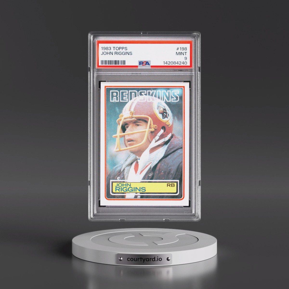 1983 Topps #198 John Riggins (PSA 9 MINT)