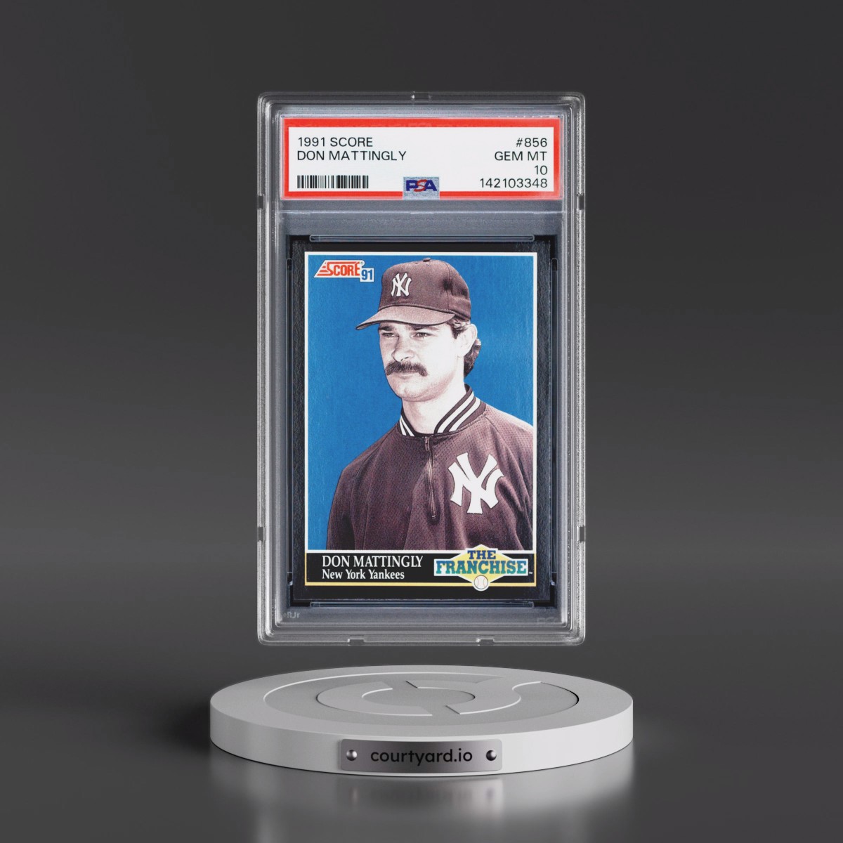 1991 Score #856 Don Mattingly (PSA 10 GEM MINT)