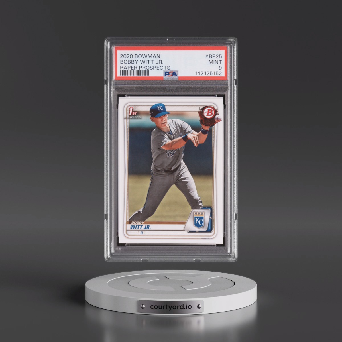 2020 Bowman Paper Prospects #BP25 Bobby Witt Jr. (PSA 9 MINT)