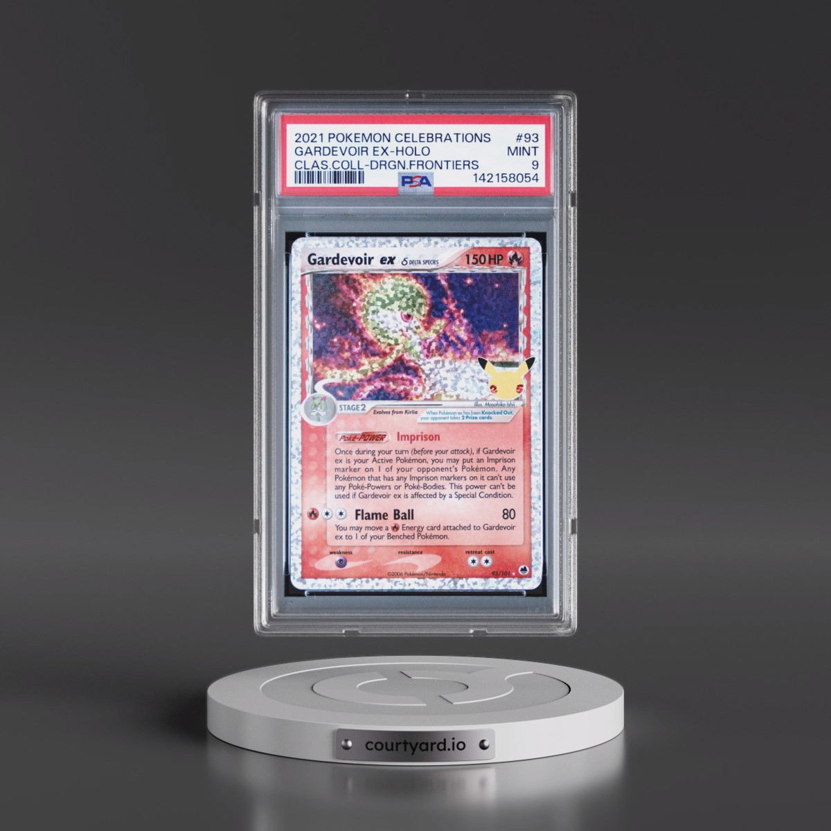 2021 Pokémon Celebrations Classic Collection #93 Gardevoir EX - Holo Holo (PSA 9 MINT)
