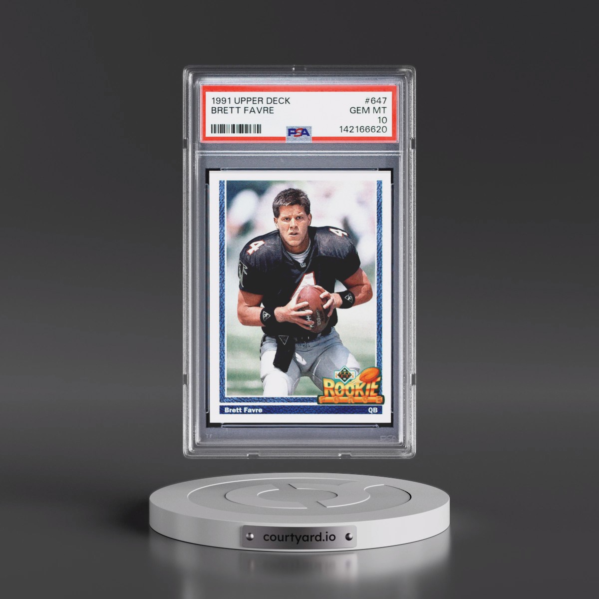 1991 Upper Deck #647 Brett Favre (PSA 10 GEM MINT)