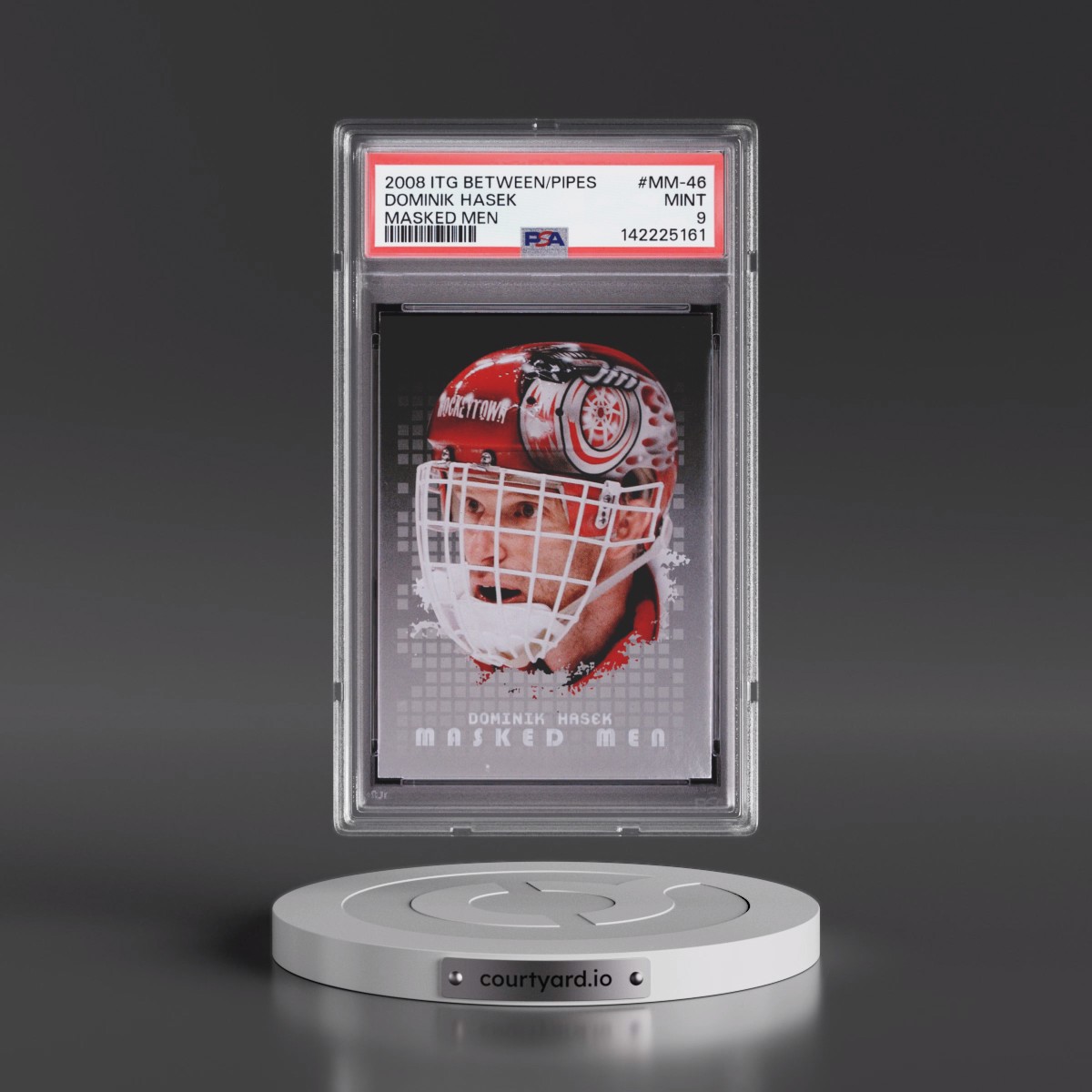 2008 Itg Between the Pipes Masked Men #MM-46 Dominik Hasek (PSA 9 MINT)