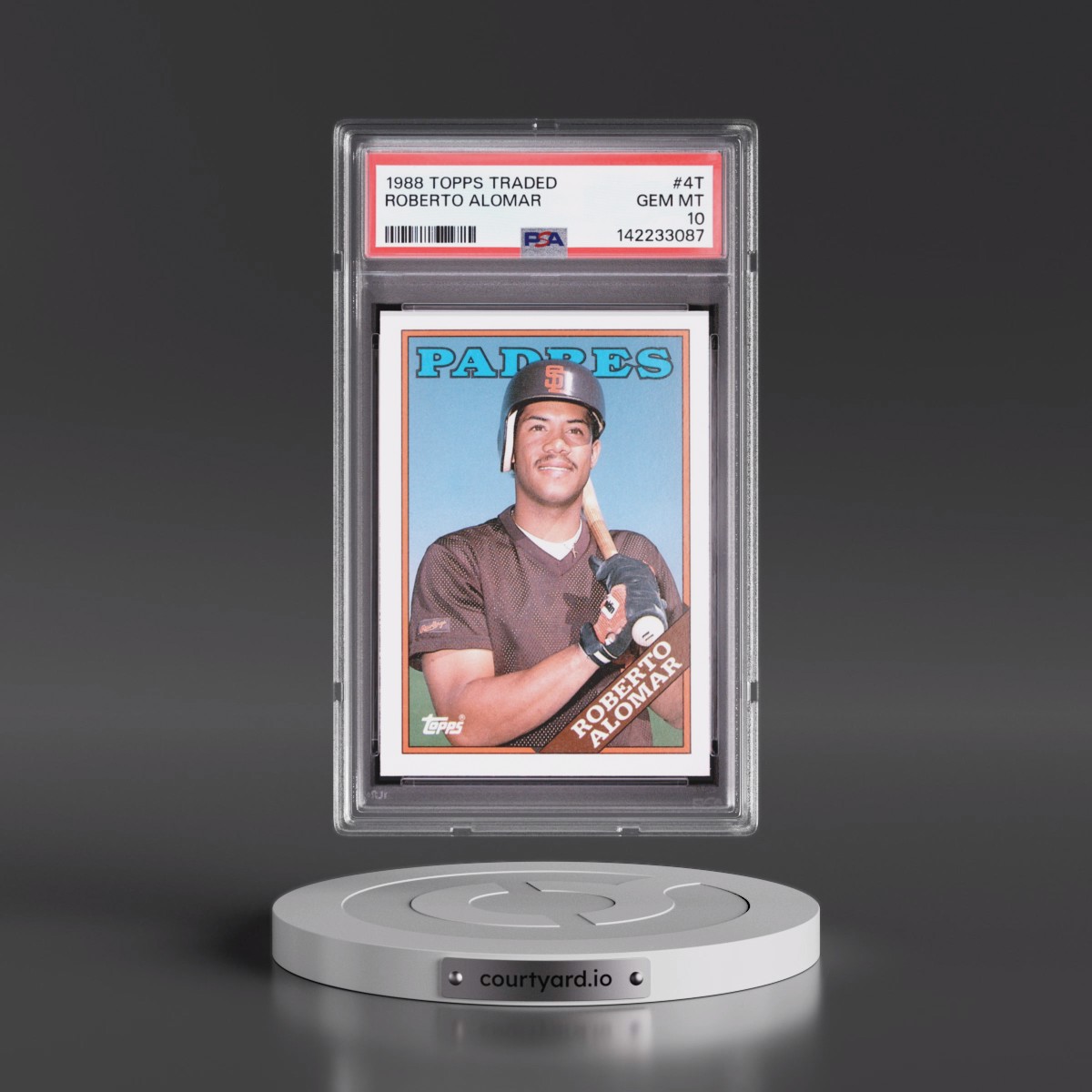 1988 Topps Traded #4T Roberto Alomar (PSA 10 GEM MINT)