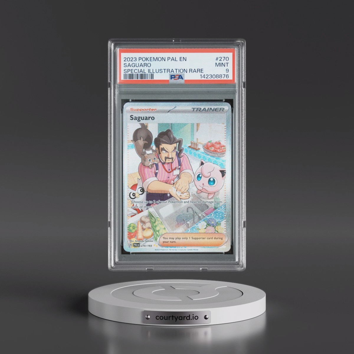 2023 Pokémon Pal EN-Paldea Evolved #270 Saguaro - Special Illustration Rare (PSA 9 MINT)