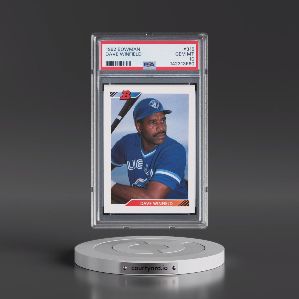 1992 Bowman Dave Winfield #315 PSA 10