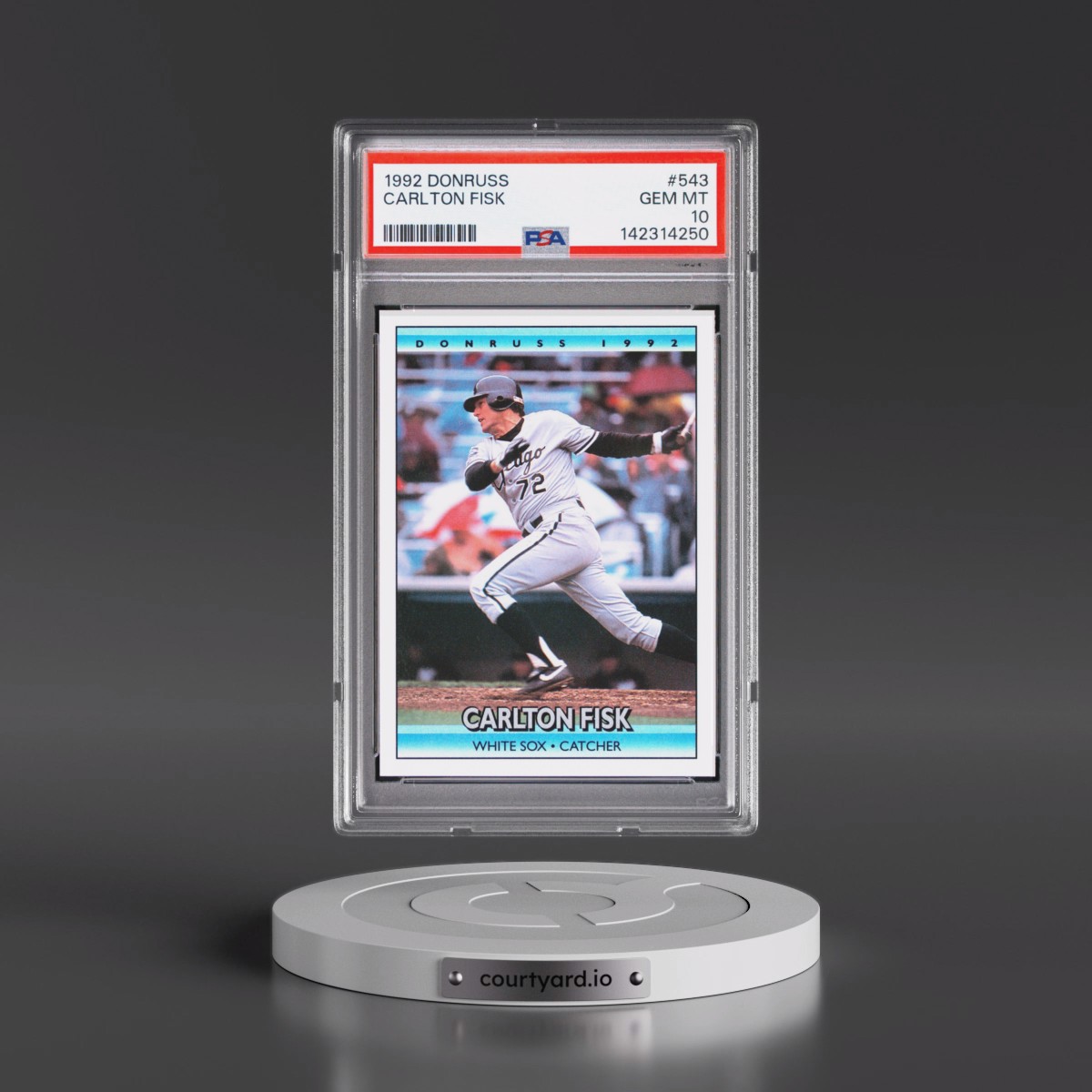 1992 Donruss #543 Carlton Fisk (PSA 10 GEM MINT)