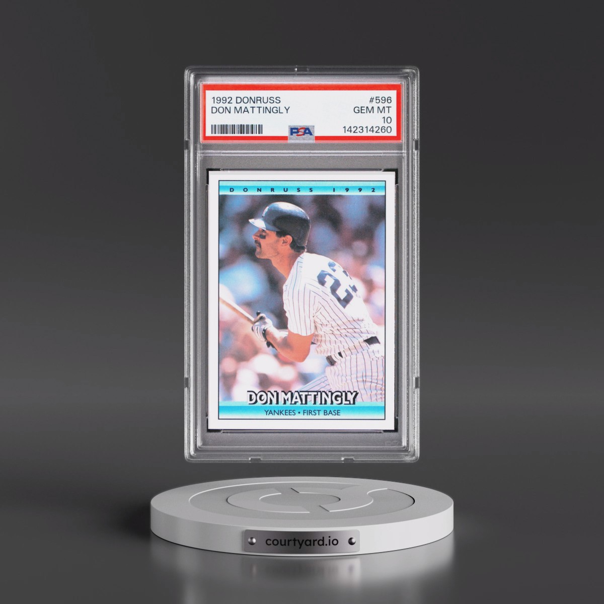 1992 Donruss #596 Don Mattingly (PSA 10 GEM MINT)