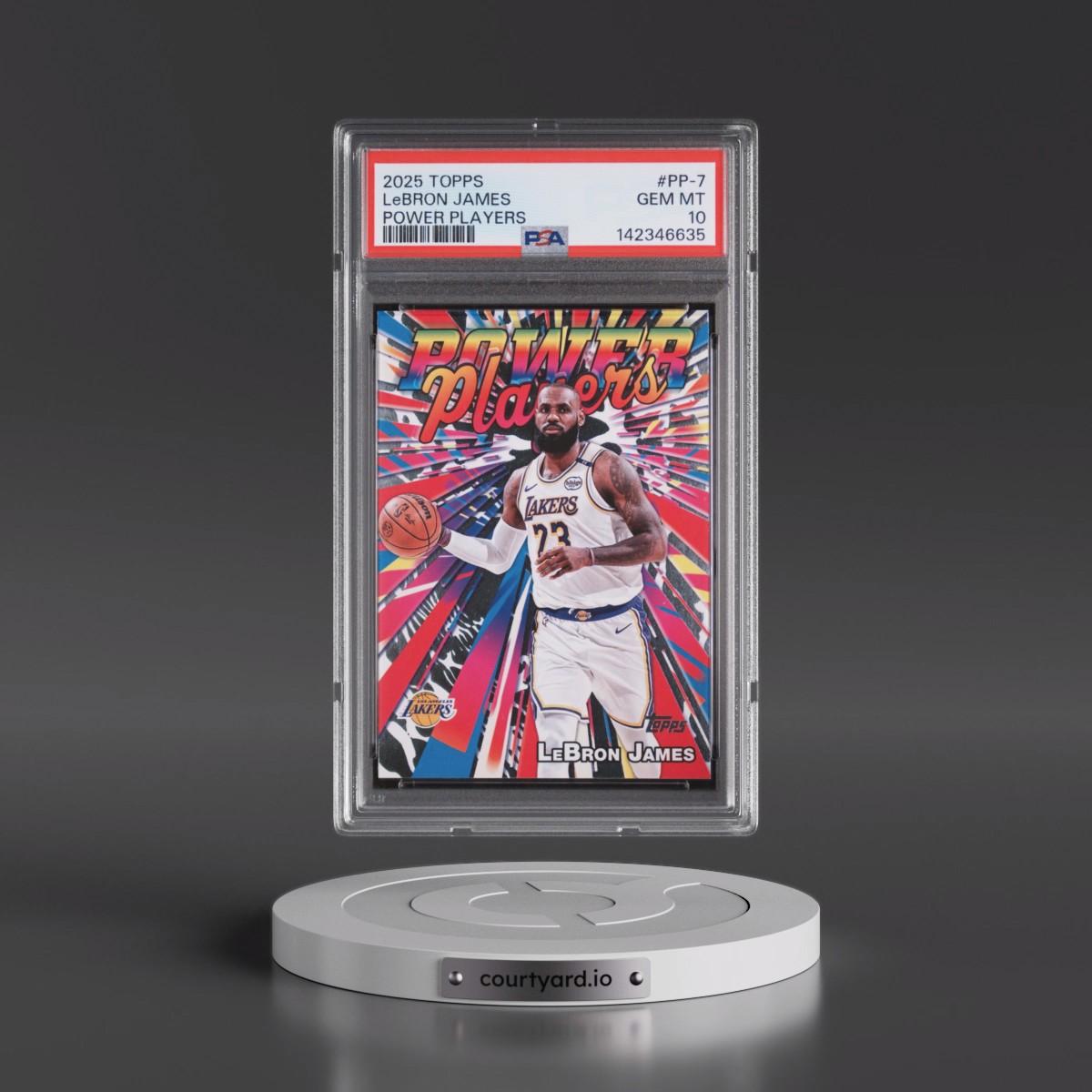 2025 Topps Power Players #PP-7 LeBron James (PSA 10 GEM MINT)