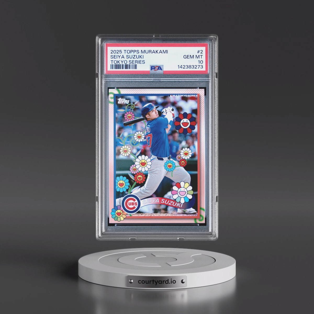 2025 Topps Takashi Murakami + MLB World Tour Tokyo Series #2 Seiya Suzuki (PSA 10 GEM MINT)