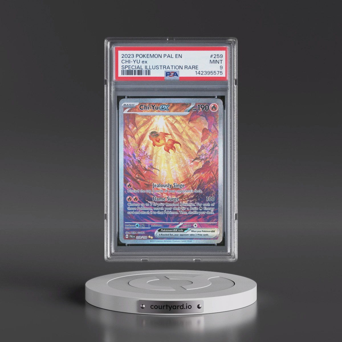 2023 Pokémon Pal EN-Paldea Evolved #259 Chi-YU EX - Holo Special Illustration Rare (PSA 9 MINT)