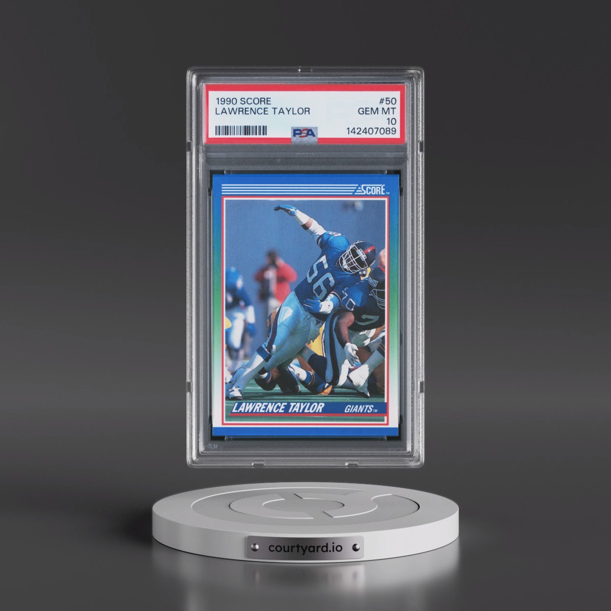 1990 Score #50 Lawrence Taylor (PSA 10 GEM MINT)