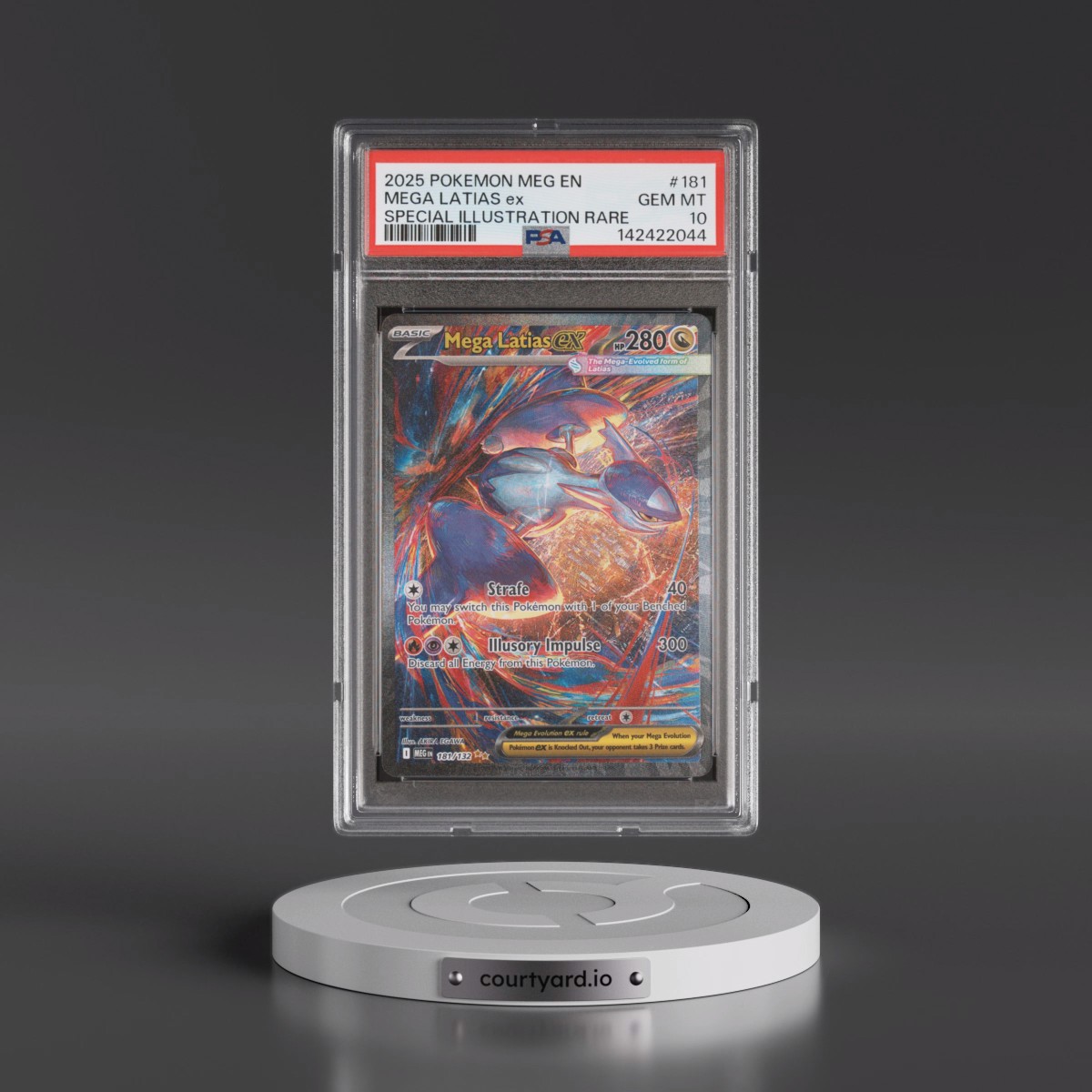2025 Pokémon Meg EN-Mega Evolution Mega Latias EX - Holo Special Illustration Rare #181 PSA 10