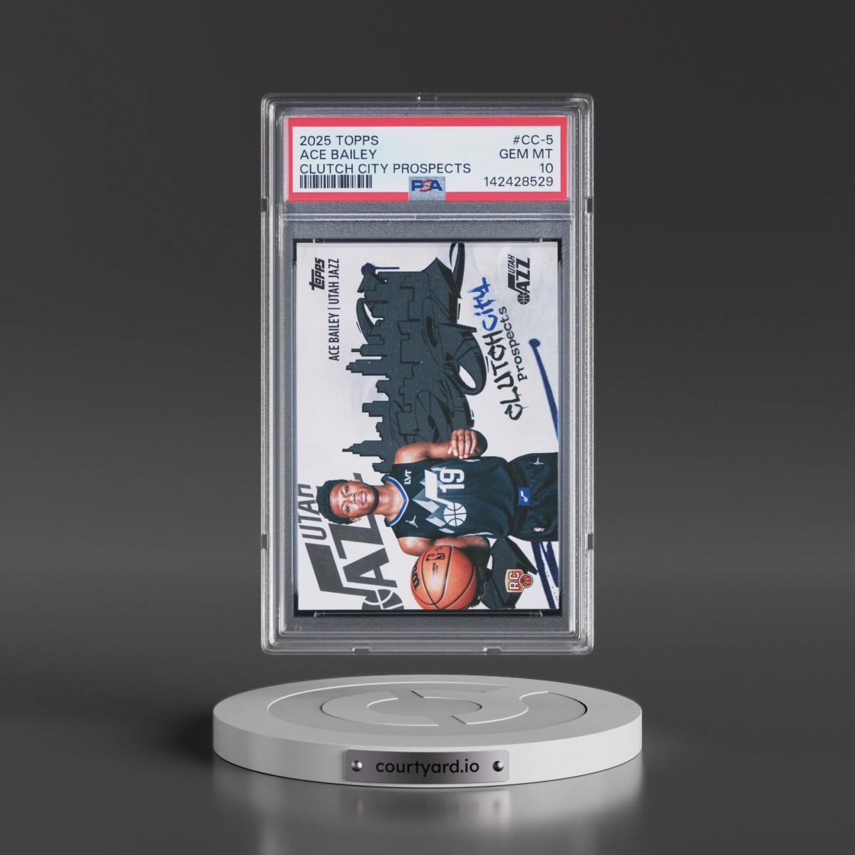 2025 Topps Clutch City Prospects #CC-5 Ace Bailey (PSA 10 GEM MINT)