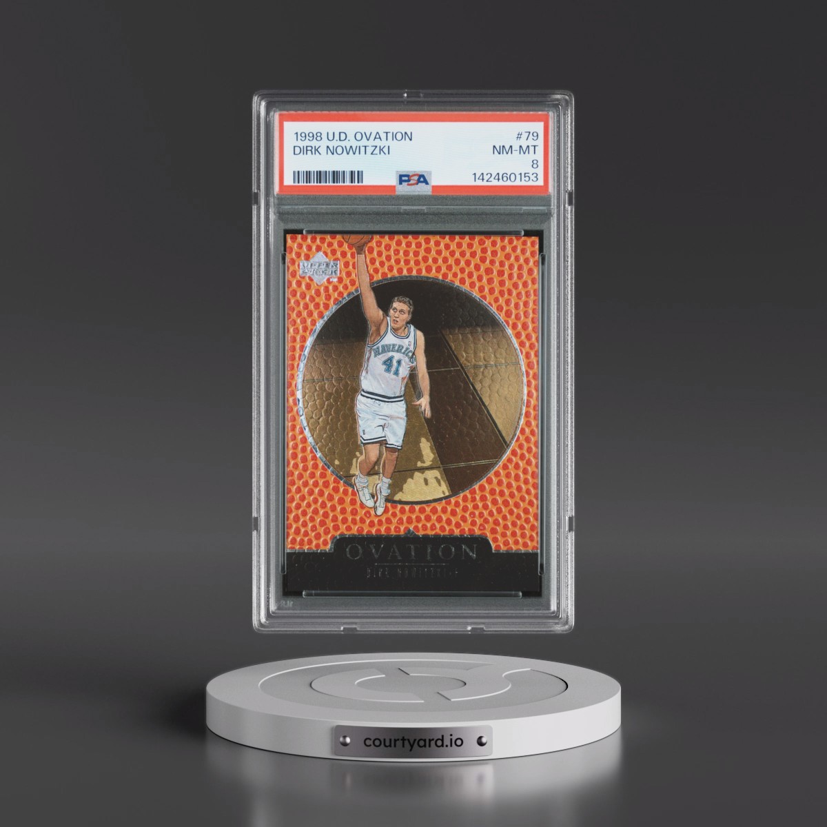1998 Upper Deck Ovation #79 Dirk Nowitzki (PSA 8 NM-MT)