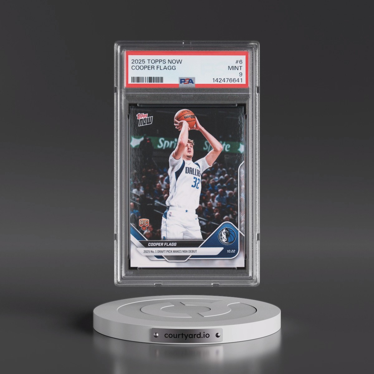 2025 Topps Now #6 Cooper Flagg (PSA 9 MINT)