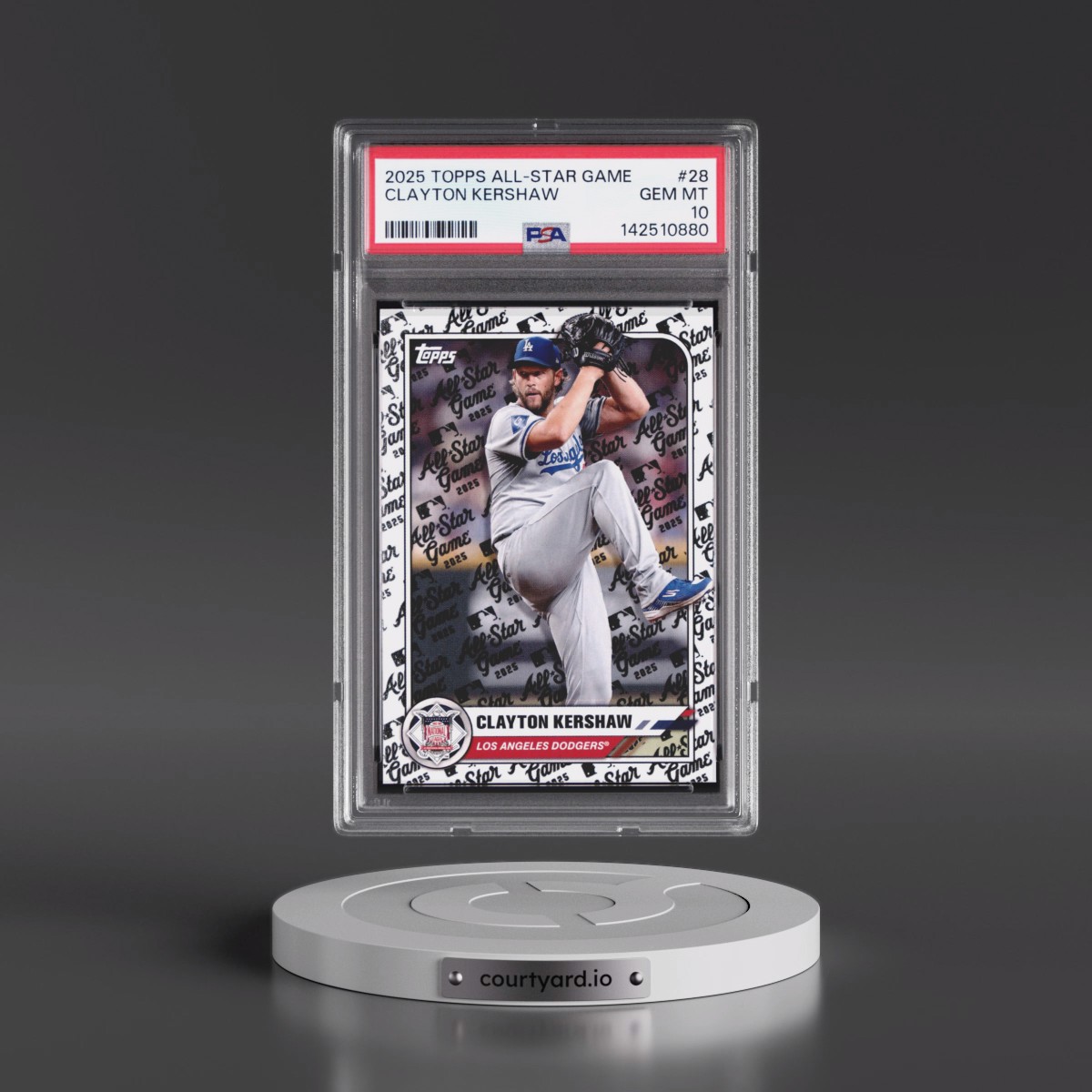 2025 Topps All-Star Game #28 Clayton Kershaw (PSA 10 GEM MINT)