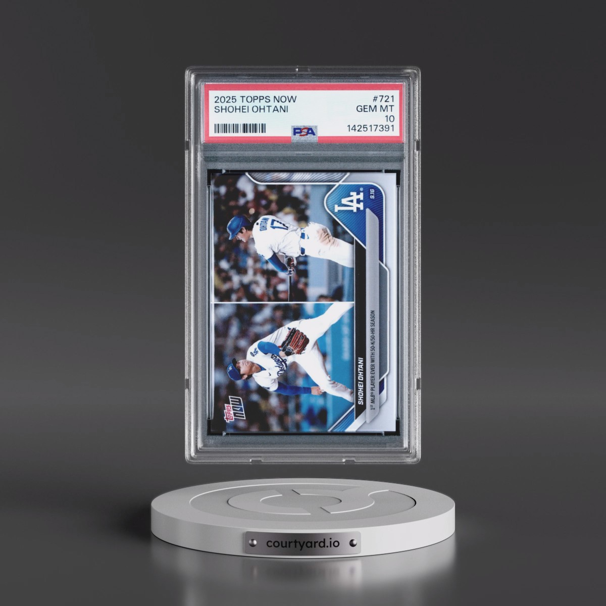 2025 Topps Now #721 Shohei Ohtani (PSA 10 GEM MINT)