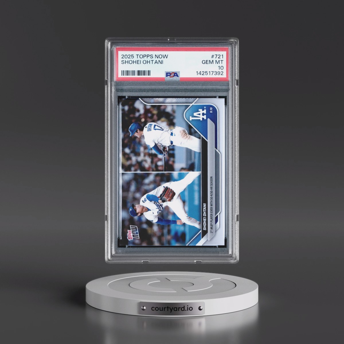 2025 Topps Now #721 Shohei Ohtani (PSA 10 GEM MINT)