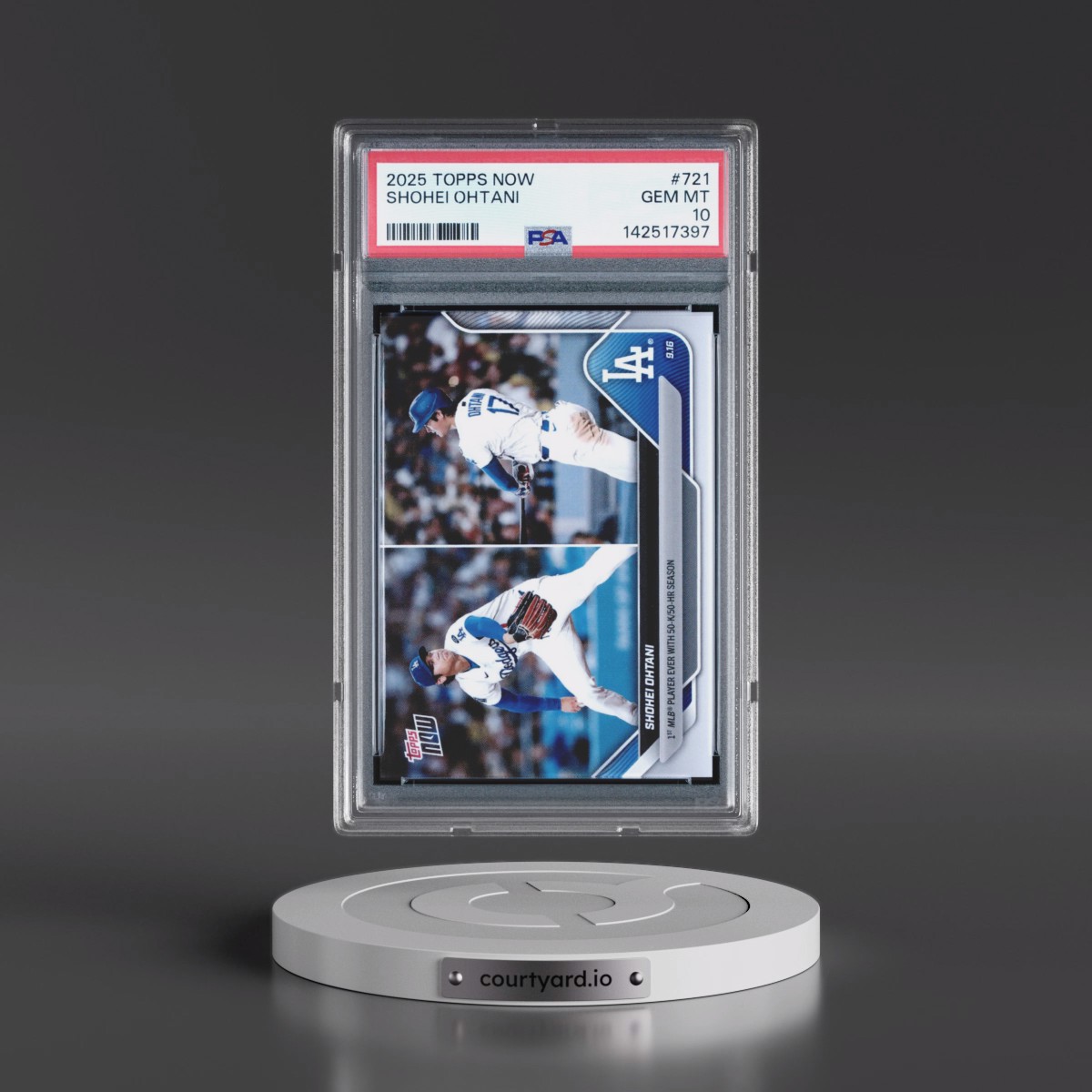2025 Topps Now #721 Shohei Ohtani (PSA 10 GEM MINT)