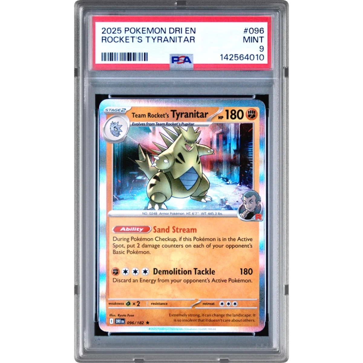 Pokémon Dri Destined Rivals Team Rocket's Tyranitar ( )
