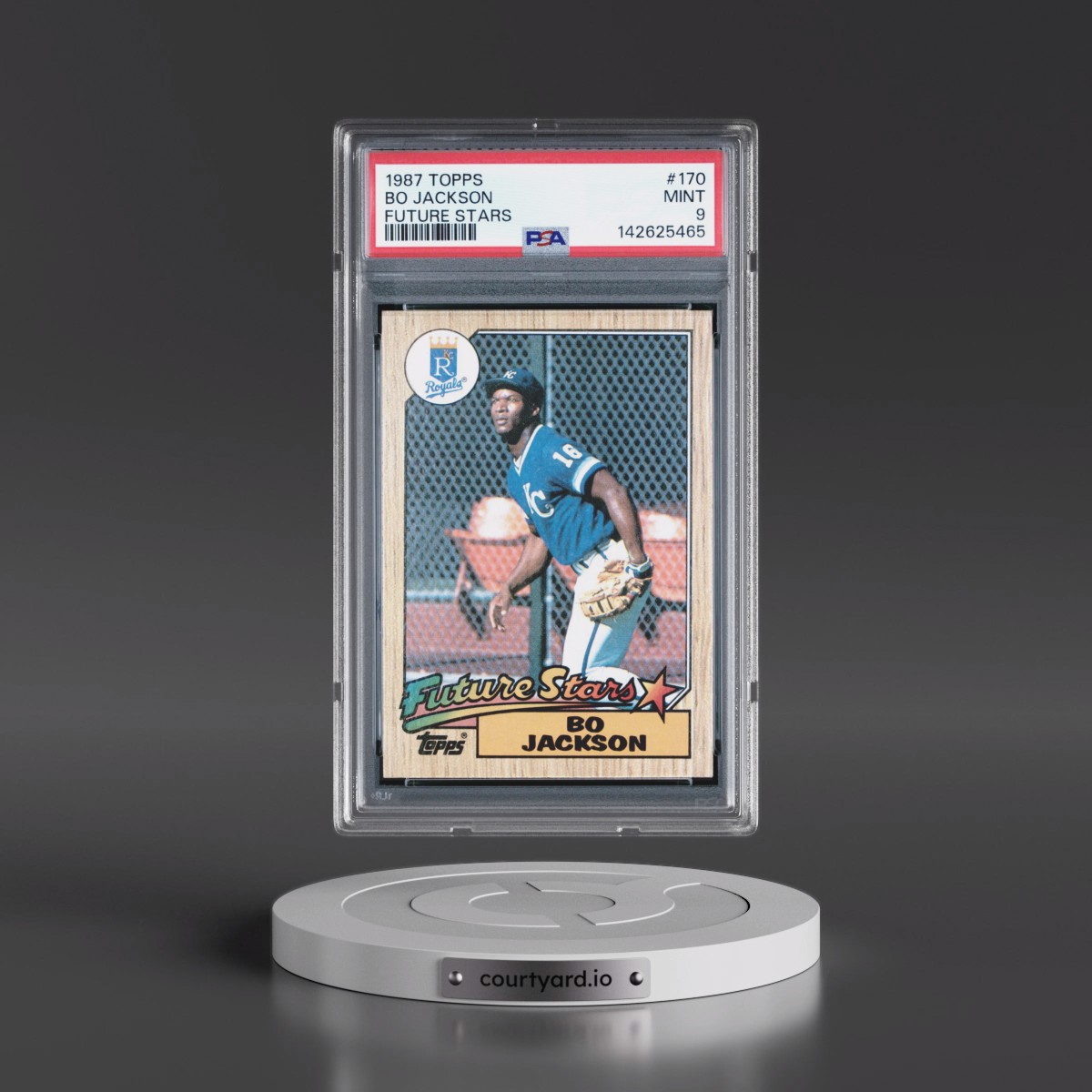 1987 Topps #170 Bo Jackson - Future Stars (PSA 9 MINT)