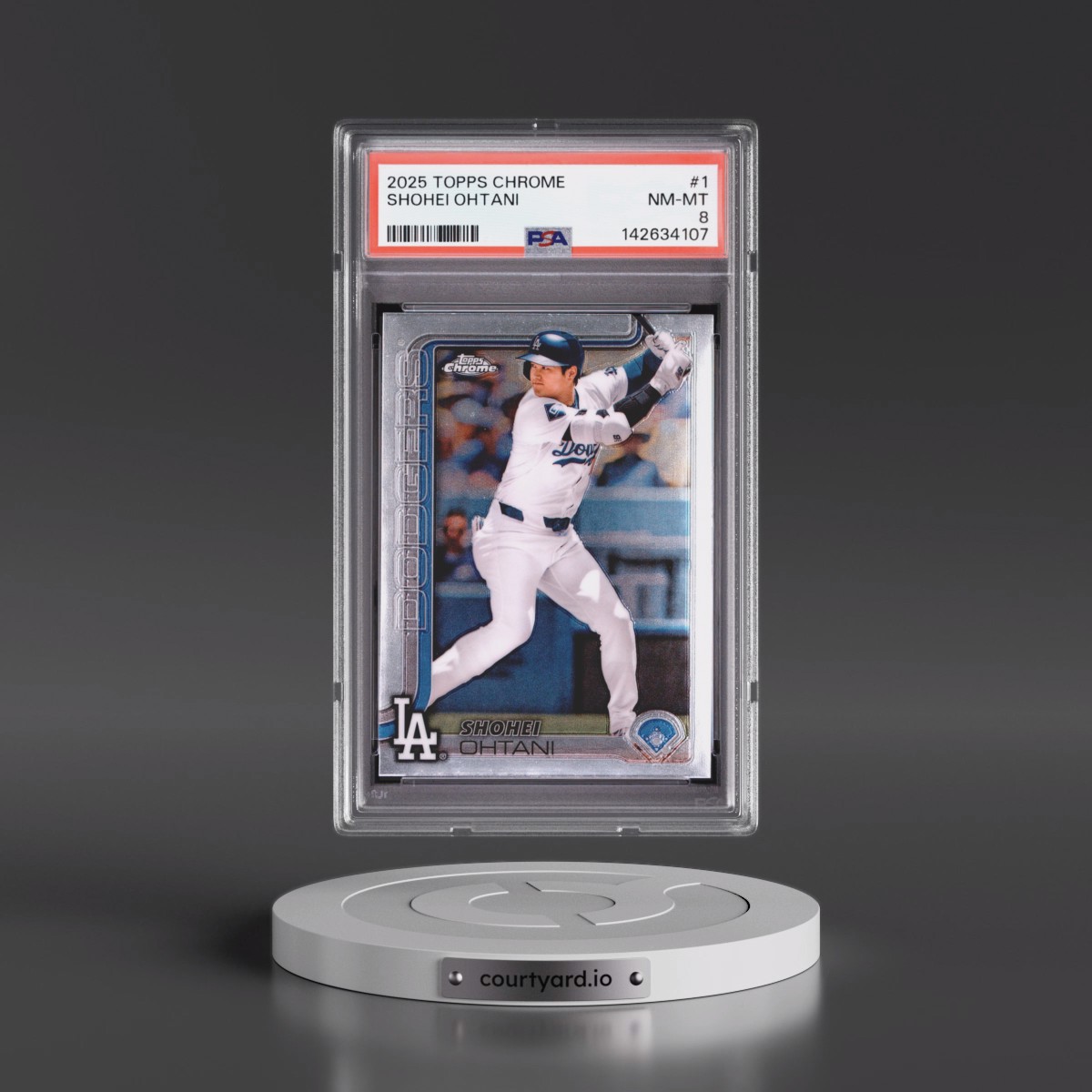 2025 Topps Chrome #1 Shohei Ohtani (PSA 8 NM-MT)