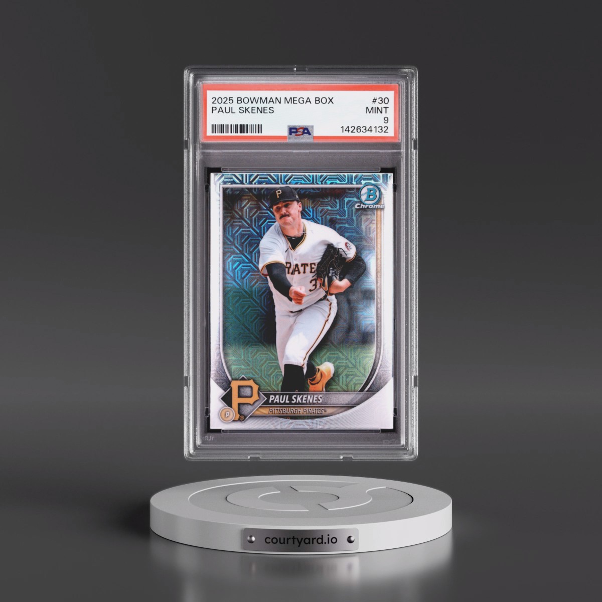 2025 Bowman Mega Box Chrome #30 Paul Skenes (PSA 9 MINT)